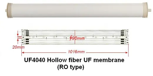 UF4040 Hollow Fiber UF Membrane Module