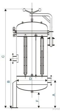 BFC-1 Cartridge Filter Housing view 3