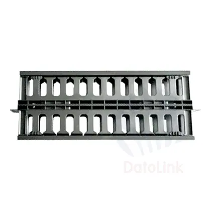 1U 12 Port Dual Sided Cable Management