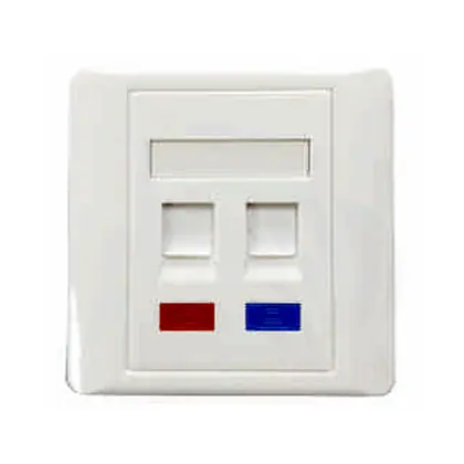 2 Ports,86 Type Face Plate