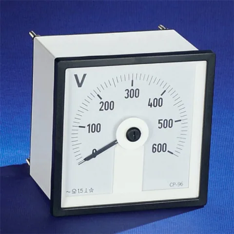 AC Moving Iron Voltage Meter Long Scale