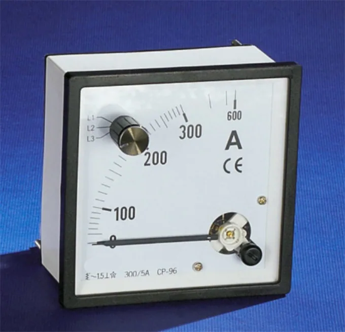 Ammeter with Switch - Analogue Panel Meters