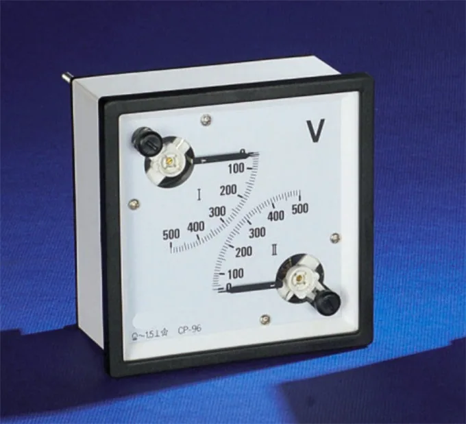 Double Voltmeter - Analogue Panel Meters