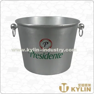 Aluminum Ice Bucket with Ear Ring JL-ICE003-B