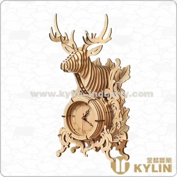 DIY Wooden Clock JL-CLK006-B