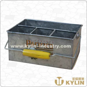 Metal Ice Bucket with Divider JL-ICE009-C
