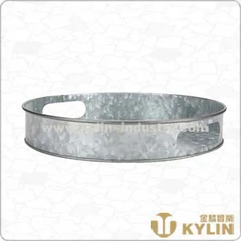 Round Tray with Rusty Finishing JL-TRAY005-C