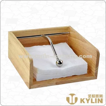 Wood Square Napkin Holder JL-TIS005-C