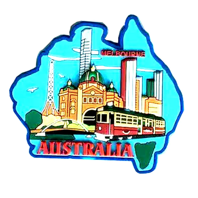Australia Tourists Souvenir Customized Fridge Magnets RC-TS05