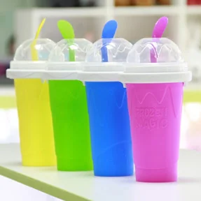 Squeezy freezy instant slushy maker ice cup WK0038