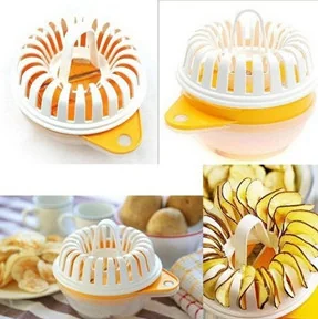 DIY microwave oven baked potato chips maker WK0052