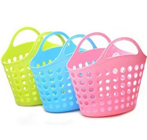 Plastic Portable Storage Basket WK0185
