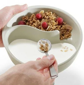Plastic Swoop N Scoop Cereal Milk Bowl WK0136